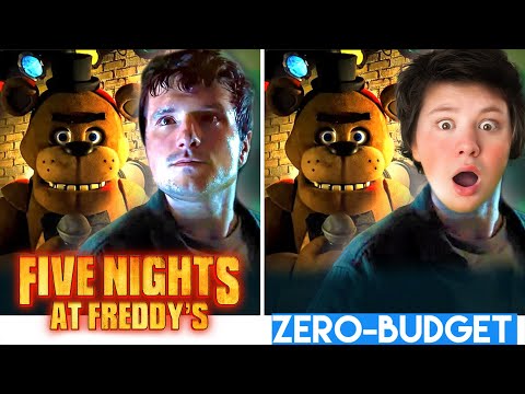 FNAF With ZERO BUDGET! Five Nights At Freddy's Official Trailer MOVIE PARODY by KJAR Crew!