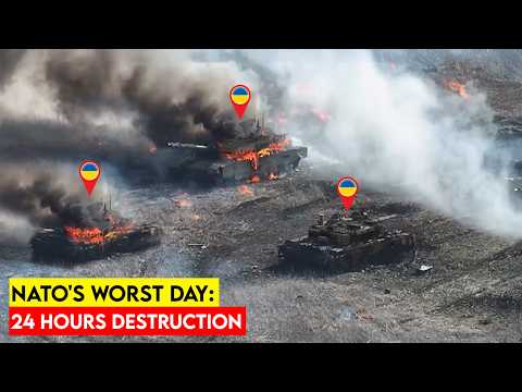 24 Hours Disaster! Massive Destruction of NATO Gear in Ukraine!