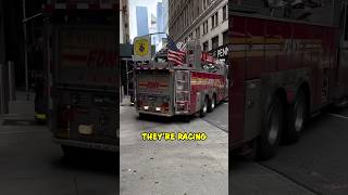 NYC Firefighter Has Mad Driving Skills! 😱 #shorts