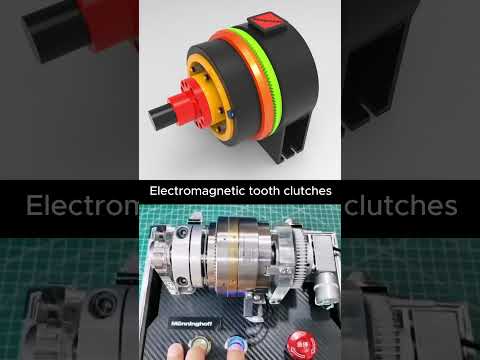 Electromagnetic tooth clutches #mechanic #engineer #mechanism #cad #solidworks #fusion360