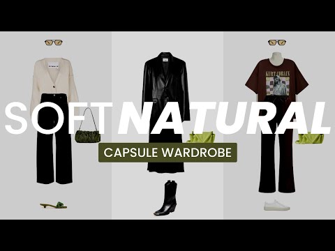 36 SOFT NATURAL OUTFIT IDEAS | Casual + Edgy Capsule Wardrobe for the Soft Natural Kibbe Type