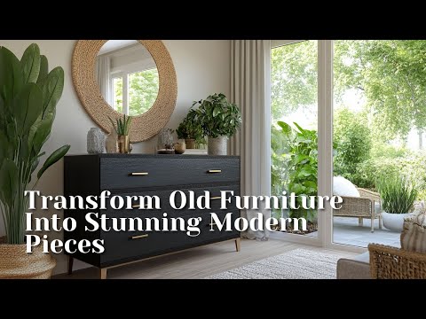 Transform Old Furniture Into Stunning Modern Pieces – Easy DIY Repurposing Ideas