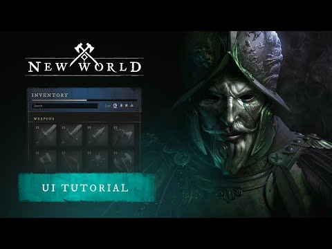 Game UI Tutorial - New World UI Amazon Games Photoshop UI Tutorial