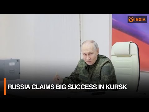 Russia claims big success in Kursk & more updates | DD India live | 6 PM IST