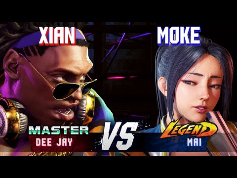 SF6 ▰ XIAN (Dee Jay) vs MOKE (Mai) ▰ High Level Gameplay