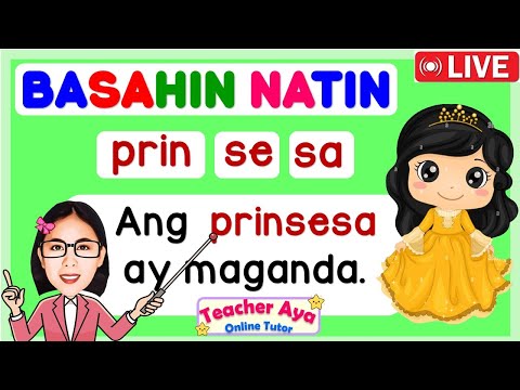 Filipino Reading Lesson | Matutong Bumasa | Pagsasanay sa pagbasa | Teacher Aya Online Tutor