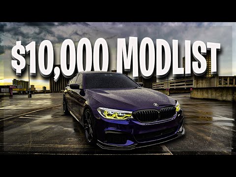 THE COST OF ALL OF MY MODIFICATIONS ON MY G30 M550!