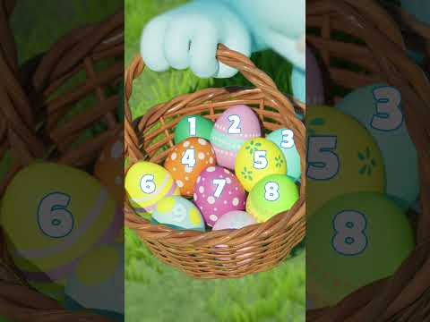 How Many? Count Easter Eggs with Tiny Yeti! Learn the numbers 1-10!