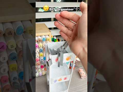 ✨Cute DIY Paper Organizer!? #papercraft #cutecrafts #miniecraft #easycrafts #diycrafts #thingstodo