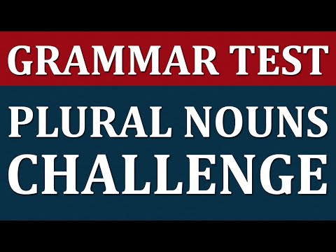 Plural Nouns Quiz: Test Your English