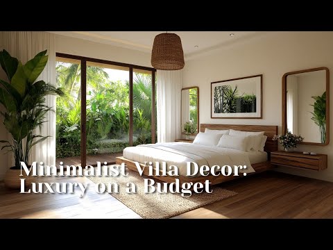 Minimalist Villa Design: Affordable Luxury Decor for Modern Living