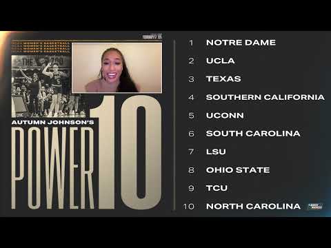 Notre Dame takes top spot in Power 10 women's basketball rankings