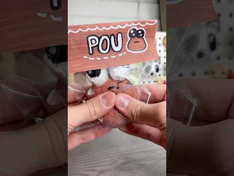 🤎DIY Pou Cracking egg slime! #slime #pou #diy #diycrafts #crafts #craft #cutecrafts #papercraft ￼