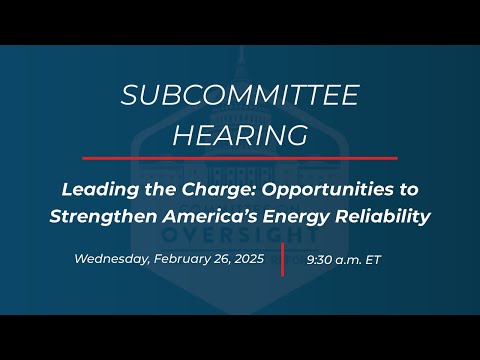 Leading the Charge: Opportunities to Strengthen America’s Energy Reliability