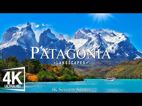 Patagonia 4K - Majestic Mountains, Glaciers, and Breathtaking Landscapes - Calming Music