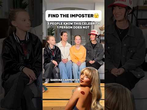 FIND THE IMPOSTER ft. SABRINA CARPENTER 🤩🎤🩵