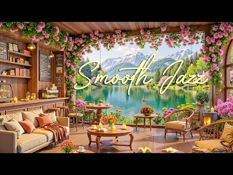 Smooth Jazz Music in Spring Coffee Shop ☕ Relaxing Piano Jazz Ambience for Focus & Relaxation