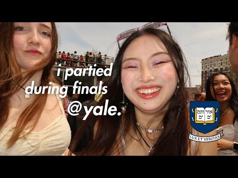 yale student parties during finals week and still gets all A's? [eng/chns] 耶鲁喜欢玩耍的学生是怎么复习考试呢?