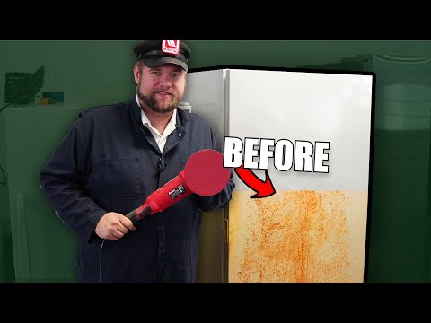 How to Re-Paint a Horribly Rusty Appliance