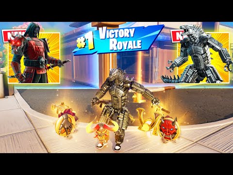 MECHAGODZILLA vs NEW 3 MEDALLIONS & MYTHIC’S CHALLENGE (FORTNITE CHAPTER 6) Fortnite x Avatar