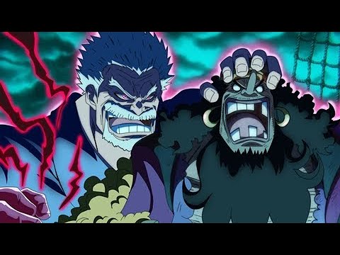 Garp refuses Blackbeard's invitation to become a pirate - One Piece