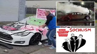 The five radical leftist groups protesting Elon Musk – one of which received $7.6m from George Soros