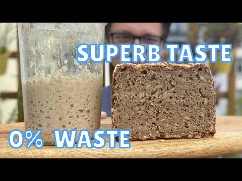 The Best Discard Starter Bread - Amazing German Bread With Zero Waste