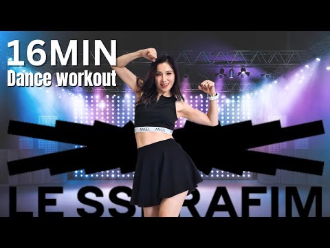 Get Fit with Le Sserafim! 16MIN Dance Party to hottest hits! K-pop Dance workout | Ria DanceFit