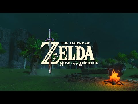 it's 2am in zelda ambience... relaxing video game music & Campfire for you need to be alone.