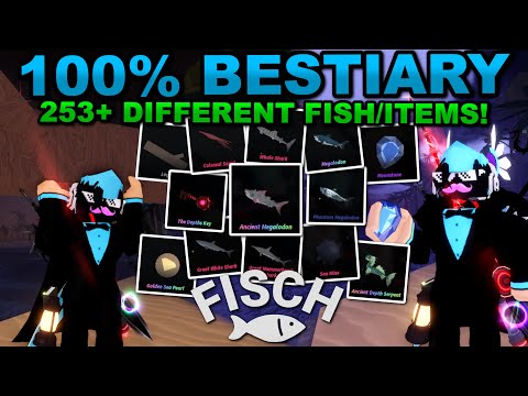 Getting 100% TOTAL BESTIARY (250+ Different Fish!) In Roblox Fisch... Here's What Happened!