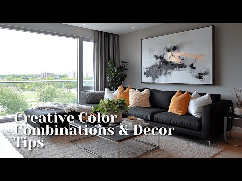 Livingroom Makeover: Creative Color Combinations & Decor Tips