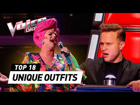 UNEXPECTED and UNIQUE OUTFITS on The Voice