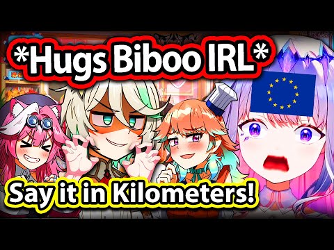 Cecilia Hugs Biboo IRL and Everyone Peer Pressured Her to Join Holo Europe 【Hololive】