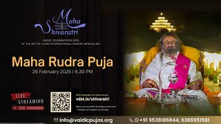 Mahashivaratri Special Maha Rudra Puja with Gurudev | 26 Feb | Live from Bangalore Ashram