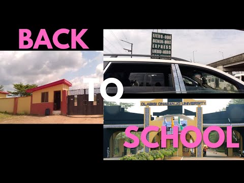 BACK TO SCHOOL VLOG!!/NIGERIAN UNIVERSITY