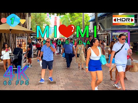 Beautiful Day in Miami Part 1/2, Florida USA 4K-UHD