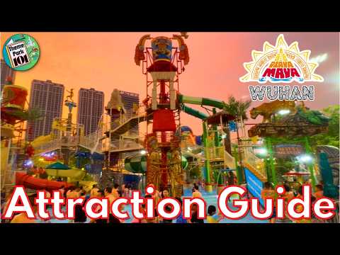 Playa Maya Wuhan Water Park ATTRACTION GUIDE - 2024 - All Slides & Attractions - Wuhan, China