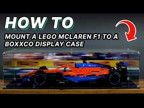 How To Mount A LEGO McLaren F1 Race Car To A Boxxco Display Case