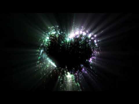 1H long relaxing satisfying Screensaver of Magic Heart Wisp Video Loop no sound, no music