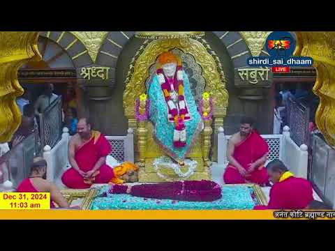 Sai Baba Live Darshan Today 31 December 2024  | Live From Shirdi 2024-12-31 07:04