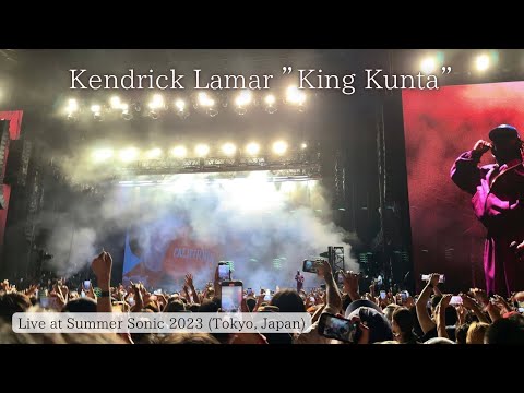 Kendrick Lamar “King Kunta” Live at Summer Sonic 2023 (Tokyo, Japan)