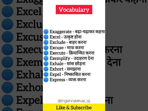 Daily Use English Vocabulary | spoken english learning videos | English Speaking Practice #shorts