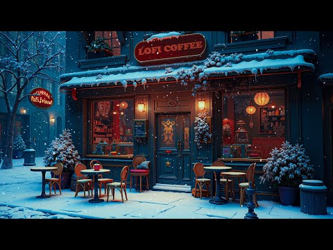 Snowy Serenity Study 📚 Cozy Winter ❄ Lofi Music to Study/Relax/Work 🎶 Lofi Hip Hop 🎧 Lofi Coffee ☕️