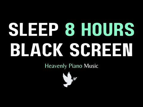 Heavenly Instrumental Christian Piano Music for Sleep, Prayer, Soaking & Study | 8 Hour Black Screen