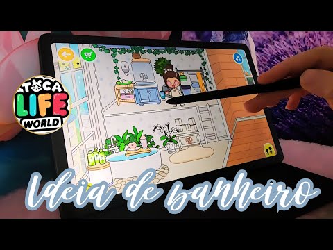 👉 Ideia de banheiro no Toca Life World