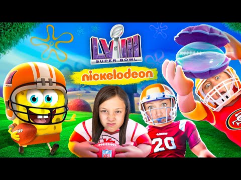 EPIC Roblox SPONGEBOB Super Bowl Game by NICKELODEON!