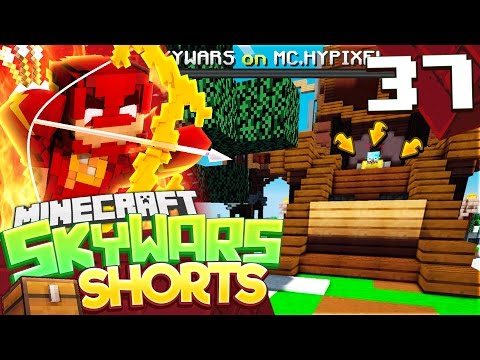 NEW MAP TRAP! (MINECRAFT SKYWARS SHORTS #37)