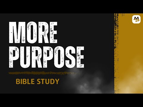 More Purpose Bible Study 7-1-2024