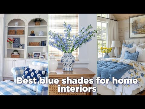 Transform Your Home with Timeless Interior Designs:How to Elevate Your Home with Blue Elegance #home