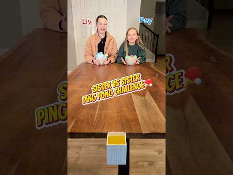 Sister VS Sister PING PONG ROLL